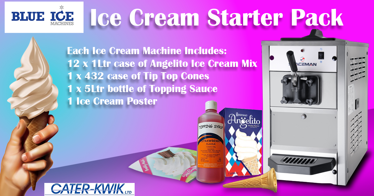 Blue Ice Commercial Ice Cream Machines Caterkwik